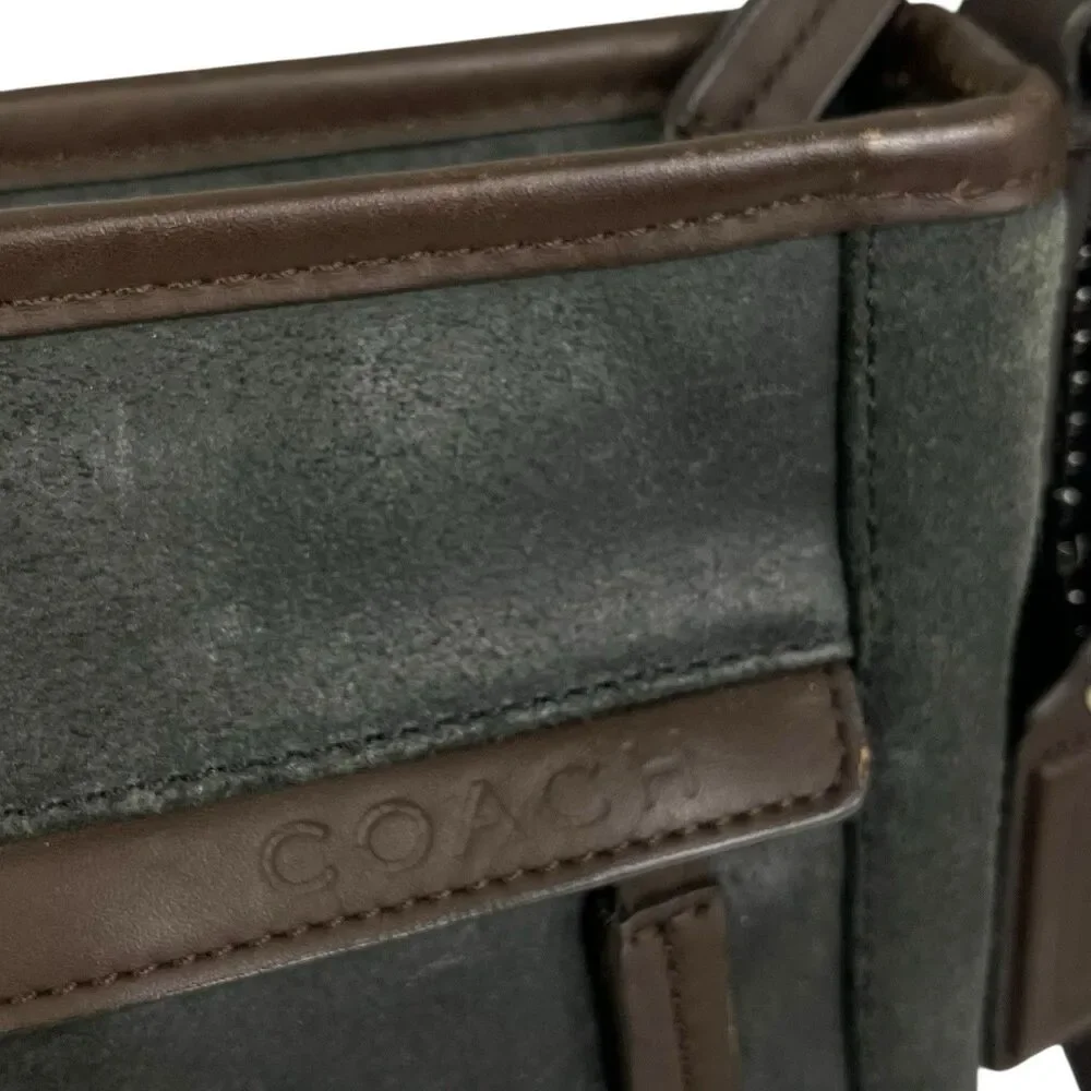 Coach Camden Leather Bag Brown Tech Crossbody Messenger Computer F70920